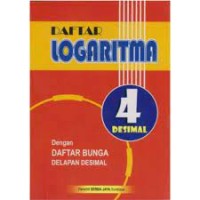 DAFTAR LOGARITMA DENGAN DAFTAR BUNGA DELAPAN DESIMAL
