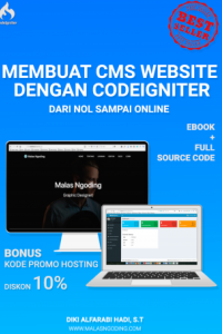 Image of MEMBUAT WEBSITE DENGAN CODELGNITER