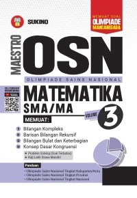 Image of MAESTRO OSN (OLIMPIADE SAINS NASIONAL) MATEMATIKA SMA/MA VOLUME 3
